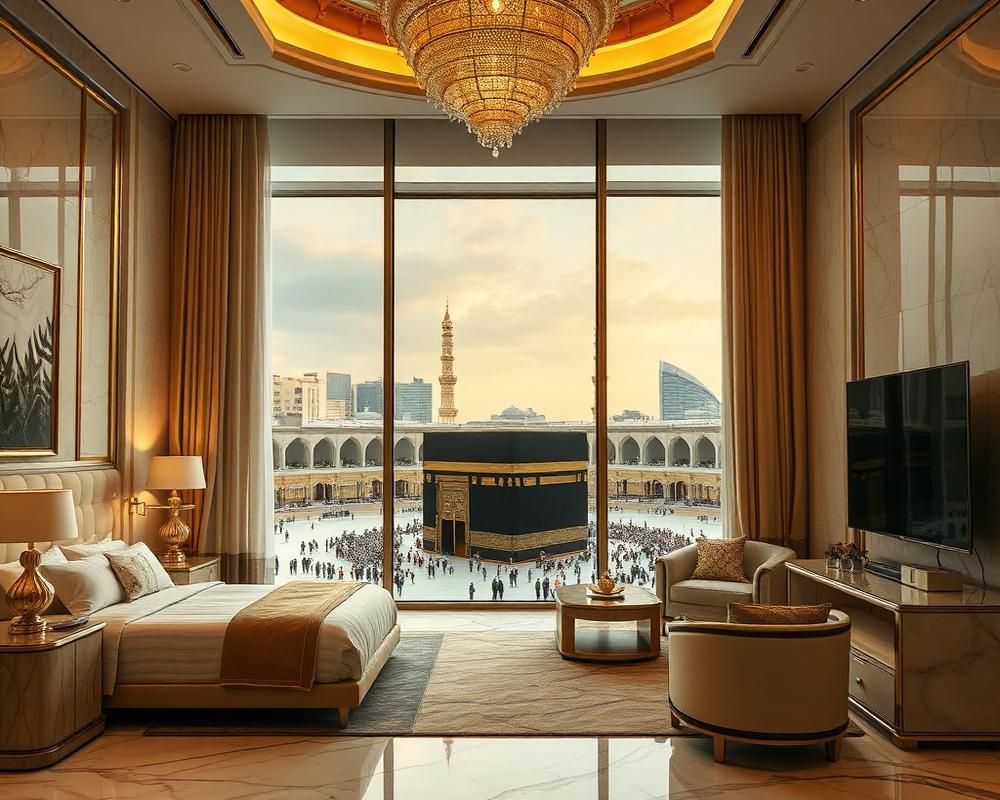 Luxury hotel suite